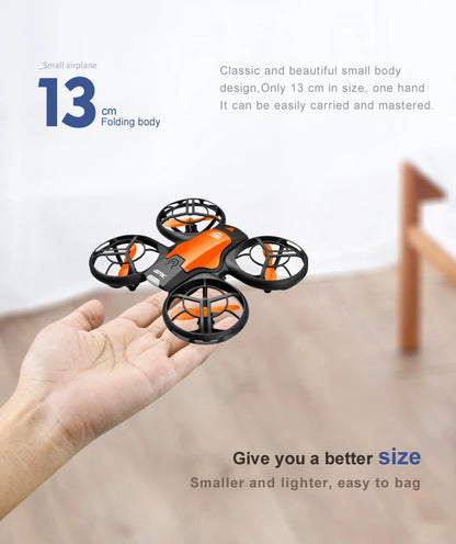 V8 nuevo Mini Drone 4k profesión HD 1080P cámara gran angular WiFi FPV RC Dron altura mantener Drones helicóptero niños juguetes 4DRC