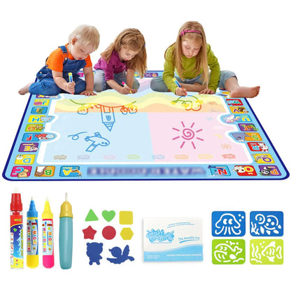 Coolplay-alfombrilla mágica para dibujar con agua, tapete para colorear con bolígrafos mágicos, juguetes Montessori, tablero de pintura, juguetes educativos para niños