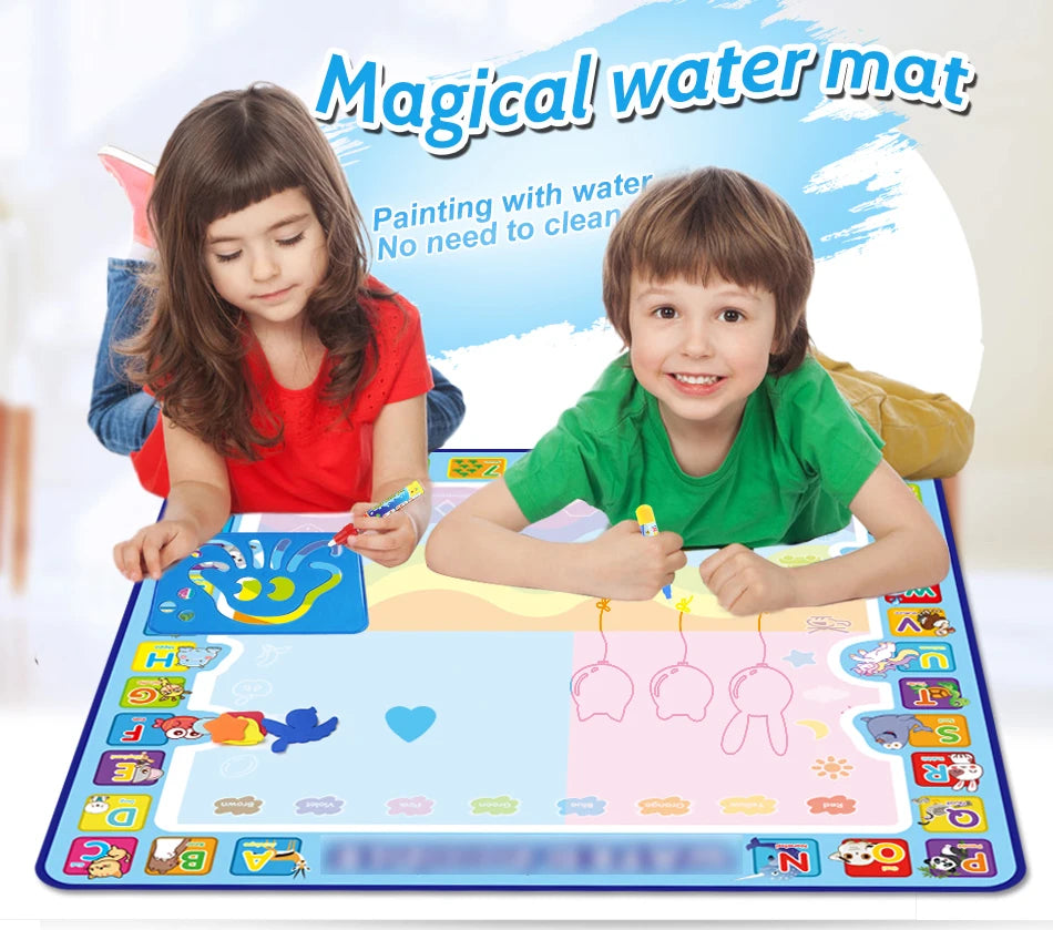 Coolplay-alfombrilla mágica para dibujar con agua, tapete para colorear con bolígrafos mágicos, juguetes Montessori, tablero de pintura, juguetes educativos para niños