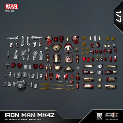 FondJoy-figura de acción Original Iron Man para niños, modelo de Anime coleccionable de Tony Stark Legend, escala 1:7, MK42, MK43MK5, MK6, MK7