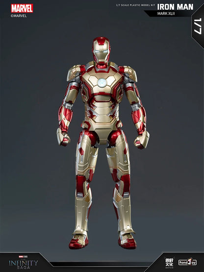 FondJoy-figura de acción Original Iron Man para niños, modelo de Anime coleccionable de Tony Stark Legend, escala 1:7, MK42, MK43MK5, MK6, MK7