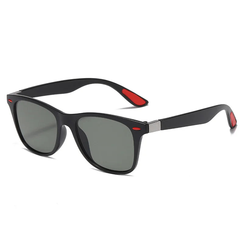 Gafas de sol polarizadas con montura de PC para hombre, lentes de sol deportivas para exteriores, gafas de día y noche para conductor