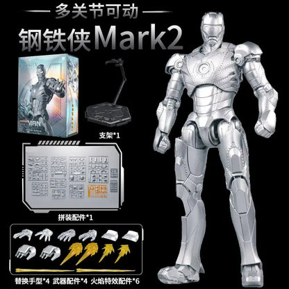 FondJoy-figura de acción Original Iron Man para niños, modelo de Anime coleccionable de Tony Stark Legend, escala 1:7, MK42, MK43MK5, MK6, MK7