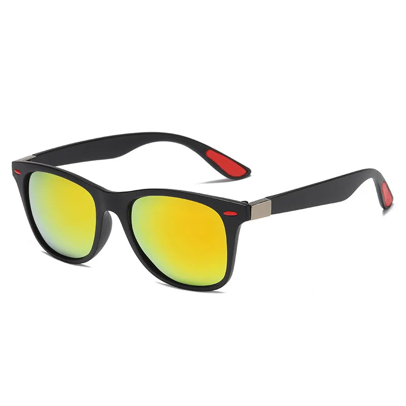 Gafas de sol polarizadas con montura de PC para hombre, lentes de sol deportivas para exteriores, gafas de día y noche para conductor