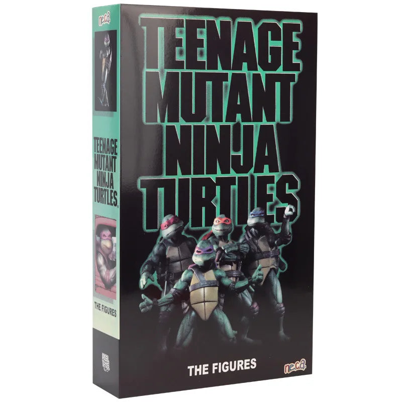 NECA-figura de acción de Tortugas Ninja Mutantes adolescentes, edición de película, modelo de películas móviles, Tortuga Ninja, Anime para niños, muñeca de juguete, regalo