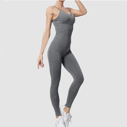 Chándal para mujer, conjunto de Yoga, monos sin costuras, peleles de entrenamiento de una pieza, ropa deportiva, conjunto de gimnasio, ropa de entrenamiento para mujer