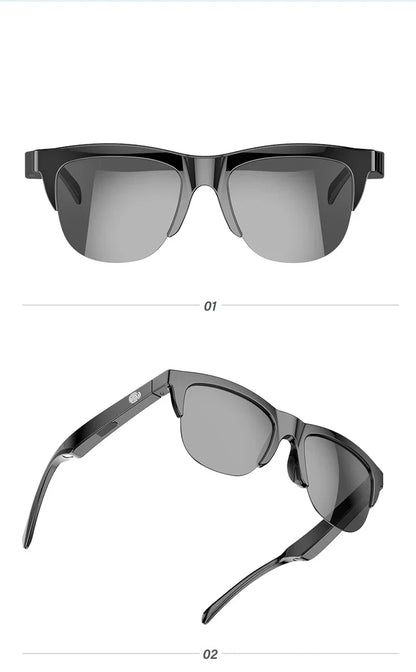 Xiaomi gafas de sol inteligentes gafas Bluetooth llamada deportes al aire libre auriculares HIFI luz azul impermeable Anti-UV para hombres y mujeres