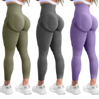 Otoño e invierno XS - XL pantalones de yoga ropa deportiva y fitness para mujer leggings deportivos ajustados sin costuras