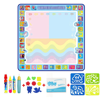 Coolplay-alfombrilla mágica para dibujar con agua, tapete para colorear con bolígrafos mágicos, juguetes Montessori, tablero de pintura, juguetes educativos para niños