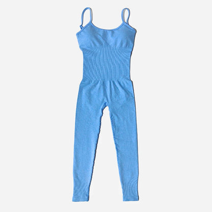 Chándal para mujer, conjunto de Yoga, monos sin costuras, peleles de entrenamiento de una pieza, ropa deportiva, conjunto de gimnasio, ropa de entrenamiento para mujer