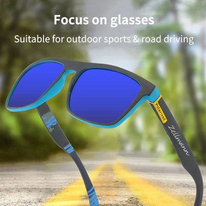 Gafas de sol polarizadas que cambian de Color para hombre, lentes de moda para deportes al aire libre, ciclismo de montaña y carretera, novedad de 2025