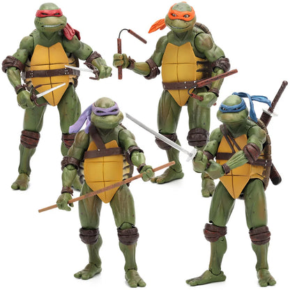 NECA-figura de acción de Tortugas Ninja Mutantes adolescentes, edición de película, modelo de películas móviles, Tortuga Ninja, Anime para niños, muñeca de juguete, regalo