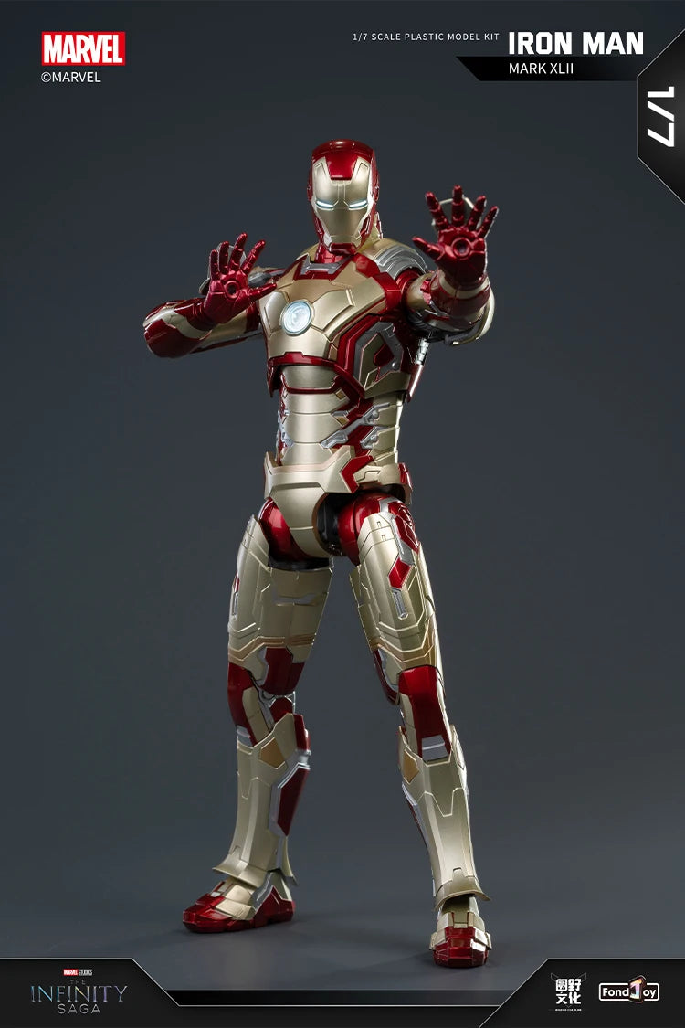 FondJoy-figura de acción Original Iron Man para niños, modelo de Anime coleccionable de Tony Stark Legend, escala 1:7, MK42, MK43MK5, MK6, MK7