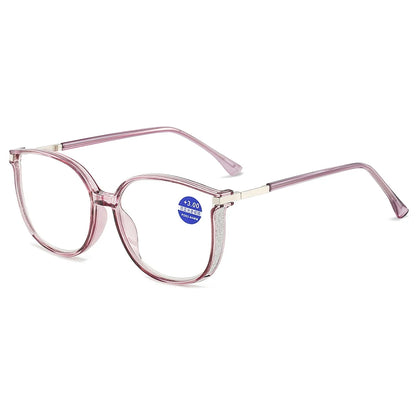 Gafas de lectura para hombre y mujer, lentes de presbicia con marco grande, antiluz azul, informales, a la moda, nuevas 2025