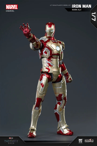 FondJoy-figura de acción Original Iron Man para niños, modelo de Anime coleccionable de Tony Stark Legend, escala 1:7, MK42, MK43MK5, MK6, MK7