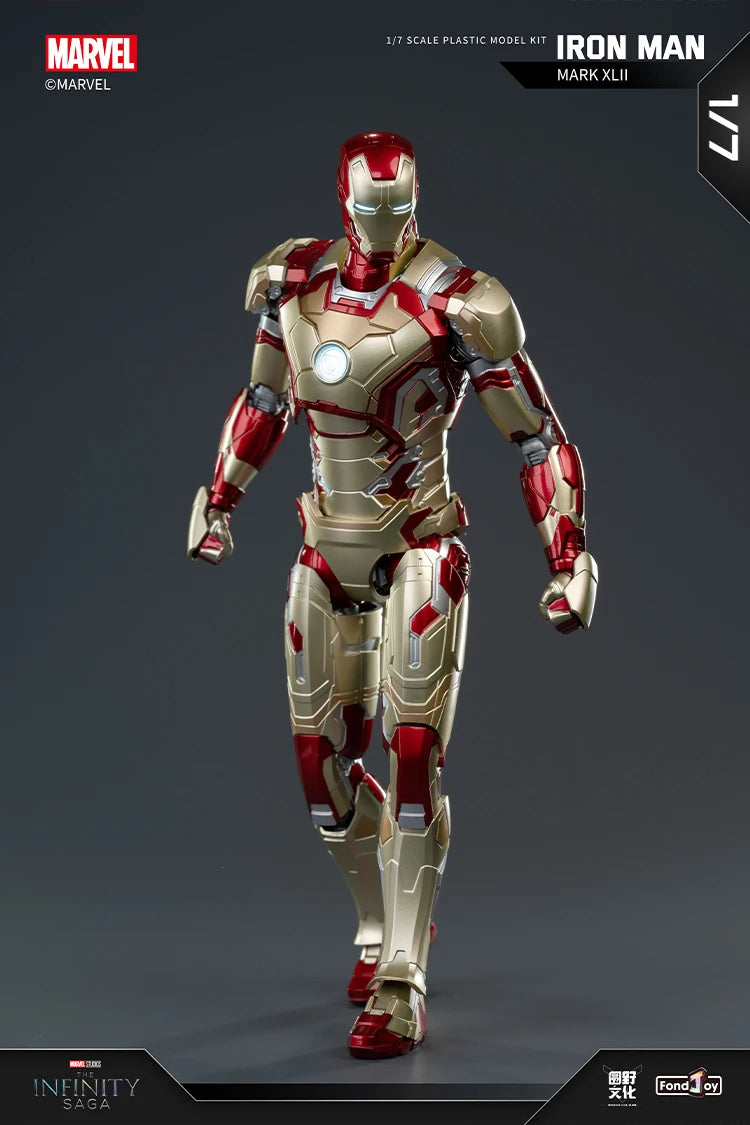 FondJoy-figura de acción Original Iron Man para niños, modelo de Anime coleccionable de Tony Stark Legend, escala 1:7, MK42, MK43MK5, MK6, MK7