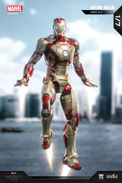 FondJoy-figura de acción Original Iron Man para niños, modelo de Anime coleccionable de Tony Stark Legend, escala 1:7, MK42, MK43MK5, MK6, MK7