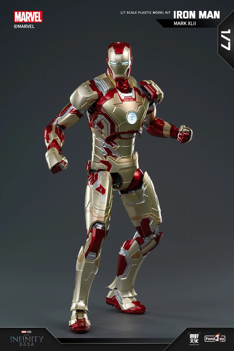 FondJoy-figura de acción Original Iron Man para niños, modelo de Anime coleccionable de Tony Stark Legend, escala 1:7, MK42, MK43MK5, MK6, MK7