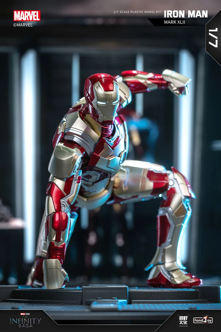 FondJoy-figura de acción Original Iron Man para niños, modelo de Anime coleccionable de Tony Stark Legend, escala 1:7, MK42, MK43MK5, MK6, MK7