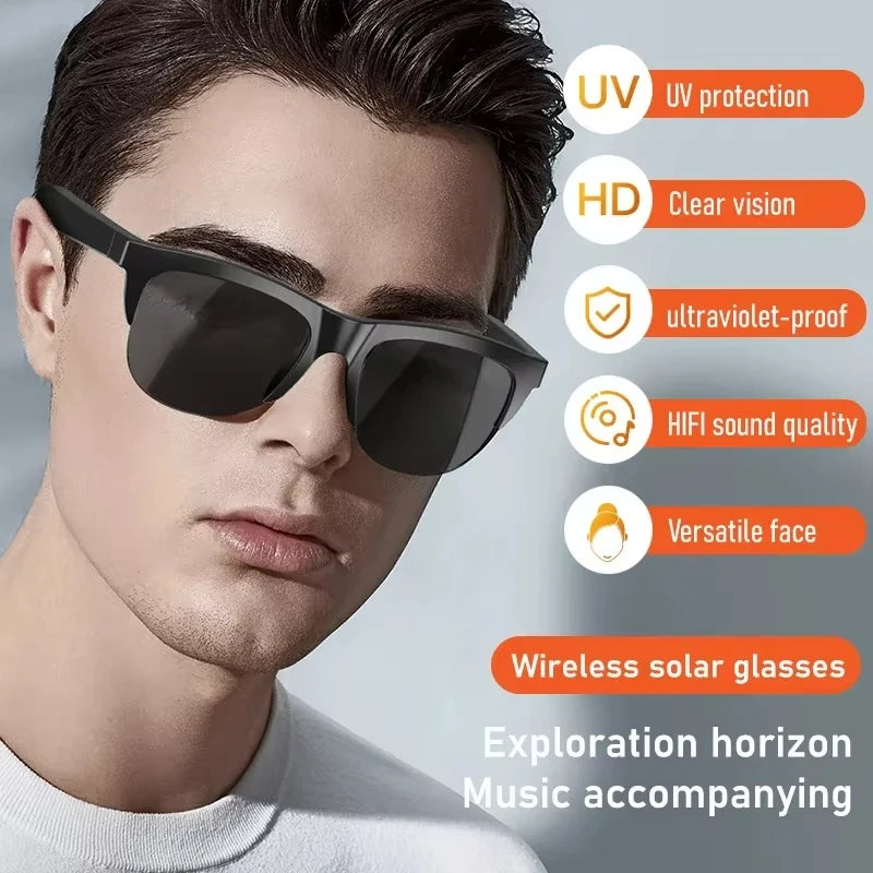 Xiaomi gafas de sol inteligentes gafas Bluetooth llamada deportes al aire libre auriculares HIFI luz azul impermeable Anti-UV para hombres y mujeres