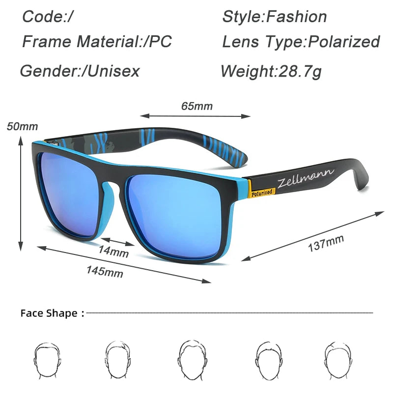 Gafas de sol polarizadas que cambian de Color para hombre, lentes de moda para deportes al aire libre, ciclismo de montaña y carretera, novedad de 2025