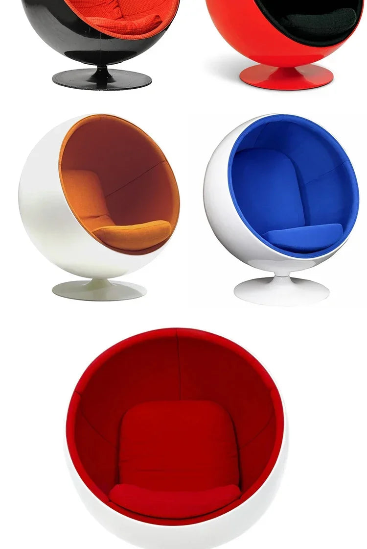 sillón redondo de masaje para perezosos, taburete creativo con bola puntiaguda, bolsa suave, sofá individual de ocio