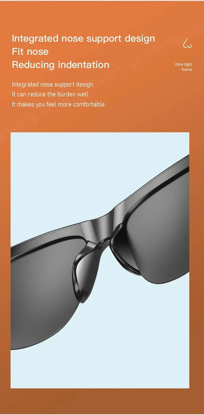 Xiaomi gafas de sol inteligentes gafas Bluetooth llamada deportes al aire libre auriculares HIFI luz azul impermeable Anti-UV para hombres y mujeres