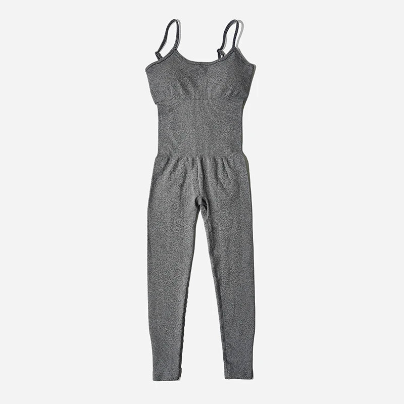 Chándal para mujer, conjunto de Yoga, monos sin costuras, peleles de entrenamiento de una pieza, ropa deportiva, conjunto de gimnasio, ropa de entrenamiento para mujer