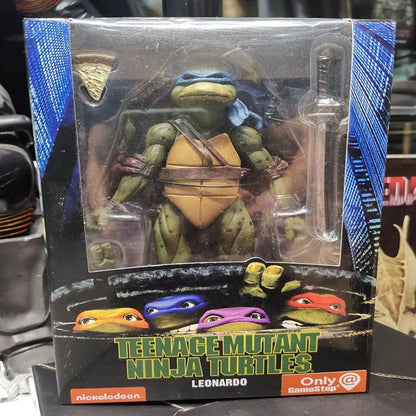 NECA-figura de acción de Tortugas Ninja Mutantes adolescentes, edición de película, modelo de películas móviles, Tortuga Ninja, Anime para niños, muñeca de juguete, regalo