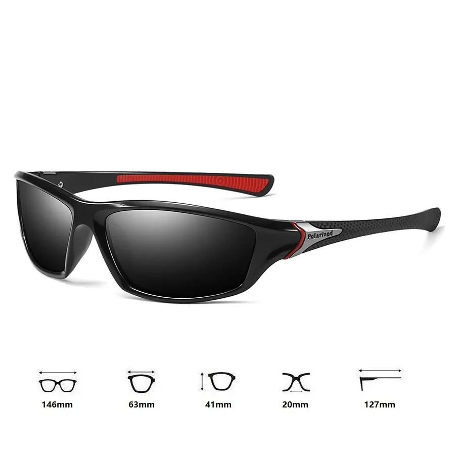 Gafas de sol polarizadas deportivas de moda para hombre y mujer, gafas de sol para pescar, senderismo, correr, ciclismo, montañismo, deporte, gafas de sol