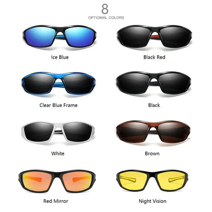 Gafas de sol polarizadas deportivas de moda para hombre y mujer, gafas de sol para pescar, senderismo, correr, ciclismo, montañismo, deporte, gafas de sol