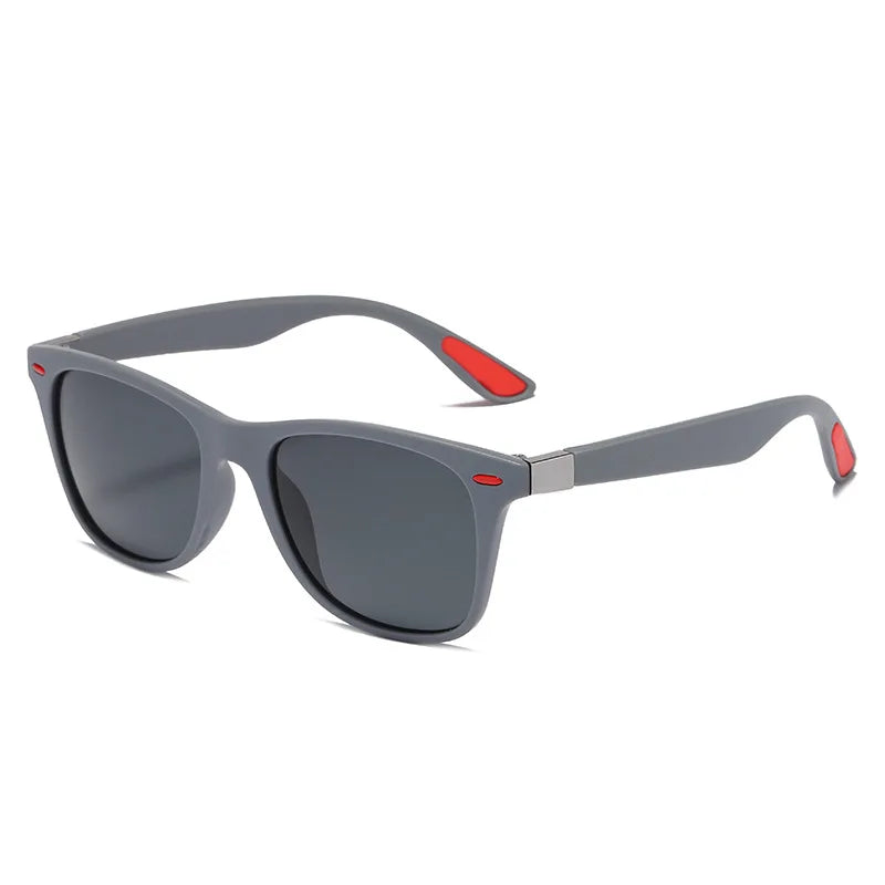 Gafas de sol polarizadas con montura de PC para hombre, lentes de sol deportivas para exteriores, gafas de día y noche para conductor