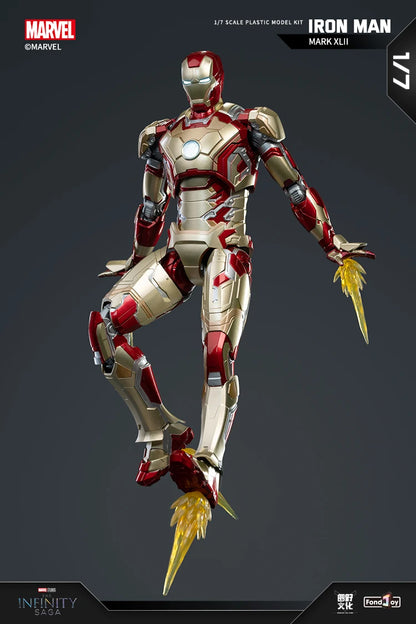 FondJoy-figura de acción Original Iron Man para niños, modelo de Anime coleccionable de Tony Stark Legend, escala 1:7, MK42, MK43MK5, MK6, MK7