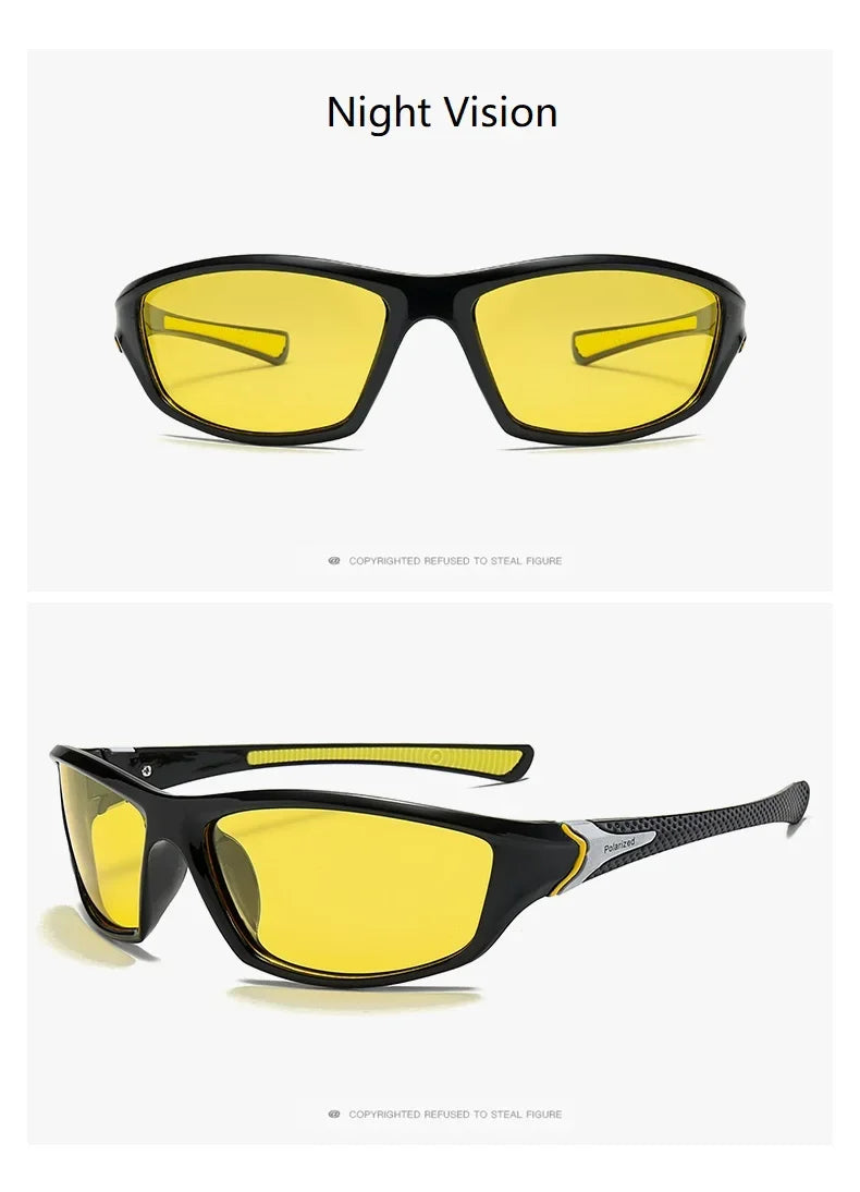 Gafas de sol polarizadas deportivas de moda para hombre y mujer, gafas de sol para pescar, senderismo, correr, ciclismo, montañismo, deporte, gafas de sol