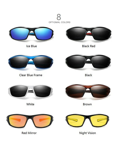 Gafas de sol polarizadas deportivas de moda para hombre y mujer, gafas de sol para pescar, senderismo, correr, ciclismo, montañismo, deporte, gafas de sol