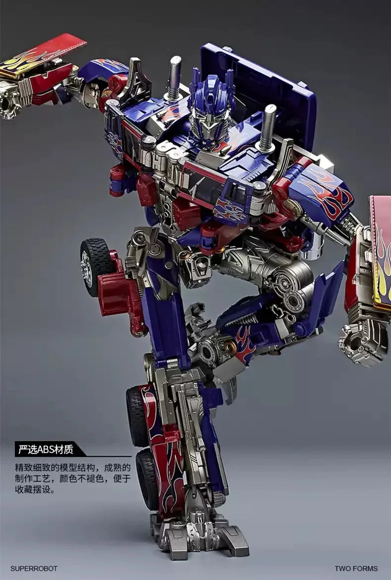 30CM transformación Robot juguetes Optimus Prime Star Commander aleación coche película Anime figura de acción niños deformación niños niño