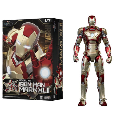 FondJoy-figura de acción Original Iron Man para niños, modelo de Anime coleccionable de Tony Stark Legend, escala 1:7, MK42, MK43MK5, MK6, MK7