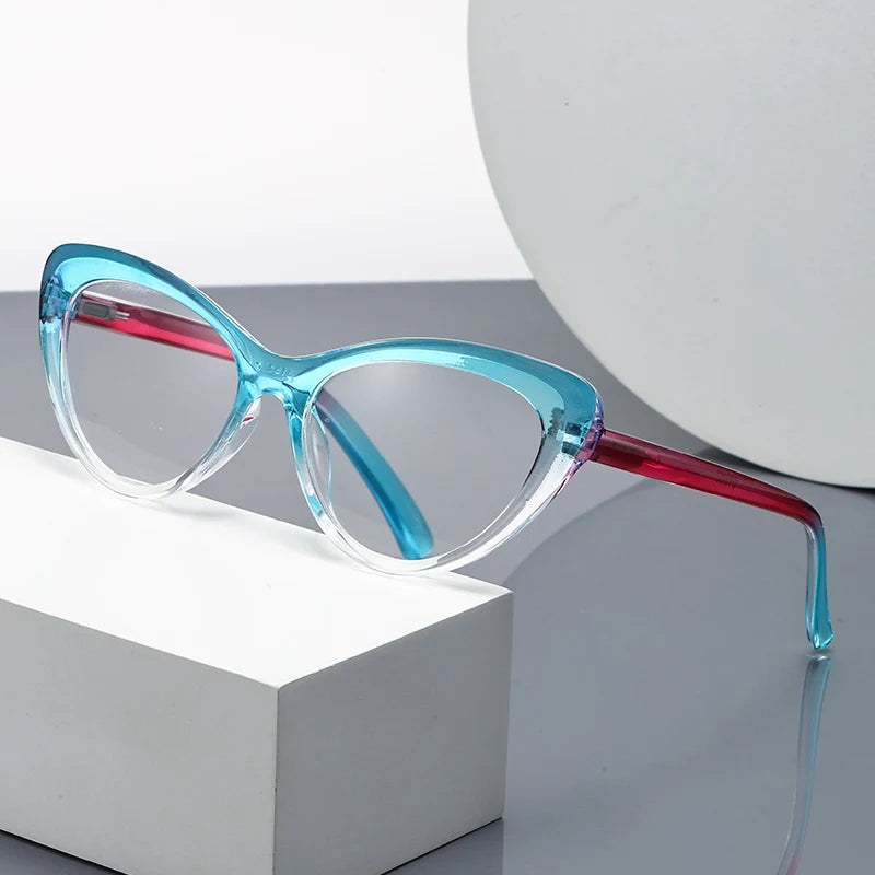 Gafas de lectura para hombre y mujer, lentes de presbicia con marco grande, antiluz azul, informales, a la moda, nuevas 2025