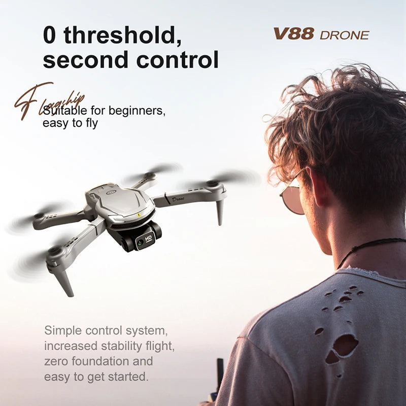 Xiaomi Mijia V88 Drone 8K profesional HD Cámara Dual 5G GPS evitación de obstáculos fotografía flujo óptico plegable juguete UAV