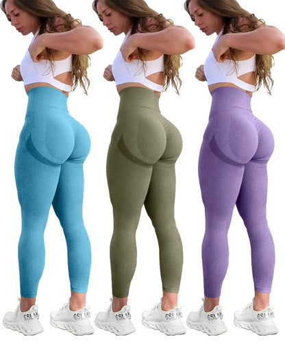 Otoño e invierno XS - XL pantalones de yoga ropa deportiva y fitness para mujer leggings deportivos ajustados sin costuras