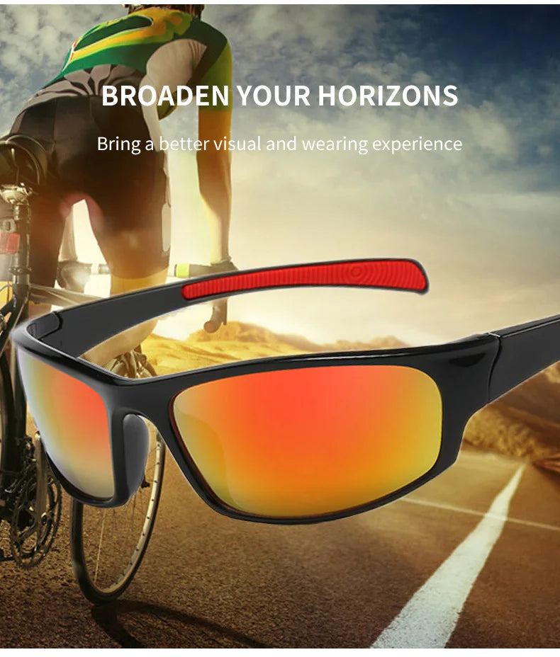 Gafas de sol polarizadas que cambian de Color para hombre, lentes de moda para deportes al aire libre, ciclismo de montaña y carretera, novedad de 2025